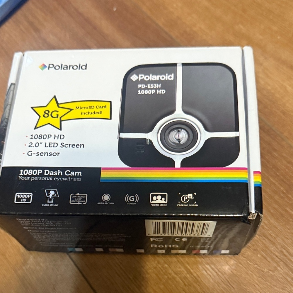 Polaroid Black and White Dash Cam